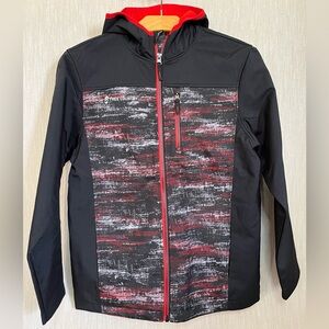 Free Country Boys Softshell Red Flag Jacket